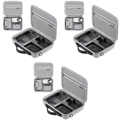 ZORBES® Carrying Case for DJI Mini 2 4K Portable Compact Storage Bag Hard Case with Strap Travel Compatible with MINI 4K 2 SE Fly More Combo Accessories Only 3 PCS ZORBES® Carrying Case for DJI Mini 2 4K Portable Compact Storage Bag Hard Case with Strap Travel Compatible with MINI 4K 2 SE Fly More Combo Accessories Only 3 PCS